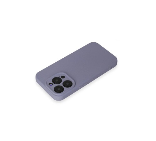 iPhone 15 Pro Max Kılıf Nano içi Kadife Silikon - Lila iPhone 15 Pro Max Kılıf Nano içi Kadife Silikon - Lila