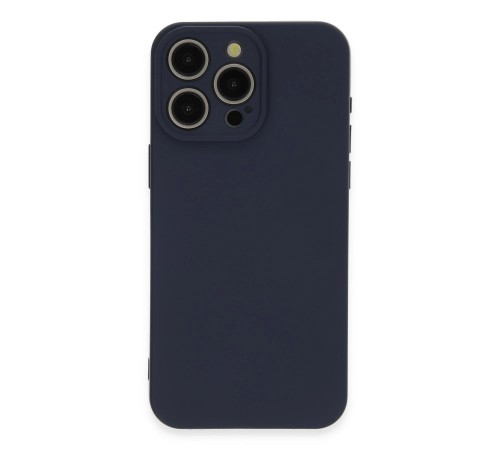 iPhone 15 Pro Max Kılıf Nano içi Kadife Silikon - Lacivert iPhone 15 Pro Max Kılıf Nano içi Kadife Silikon - Lacivert