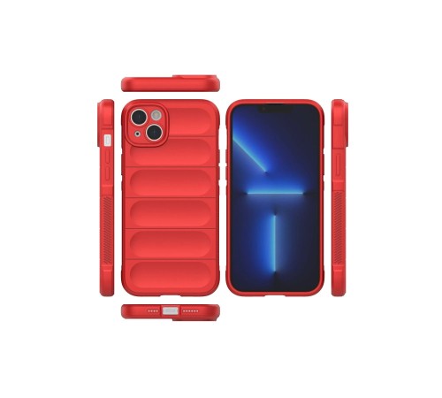 iPhone 15 Kılıf Optimum Silikon - Kırmızı iPhone 15 Kılıf Optimum Silikon - Kırmızı