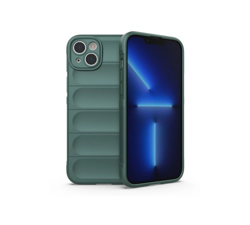 iPhone 15 Kılıf Optimum Silikon - Koyu Yeşil