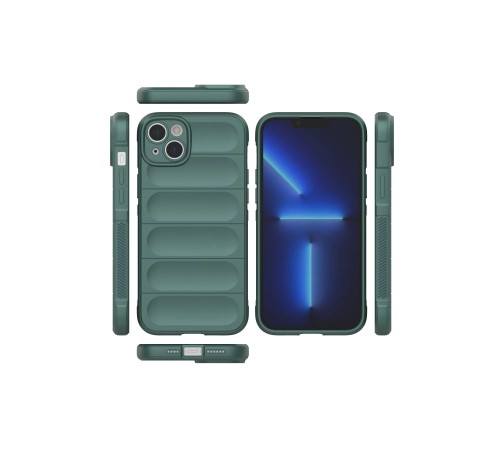 iPhone 15 Kılıf Optimum Silikon - Koyu Yeşil