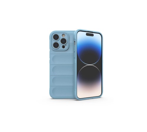 iPhone 15 Pro Kılıf Optimum Silikon - Sky Blue