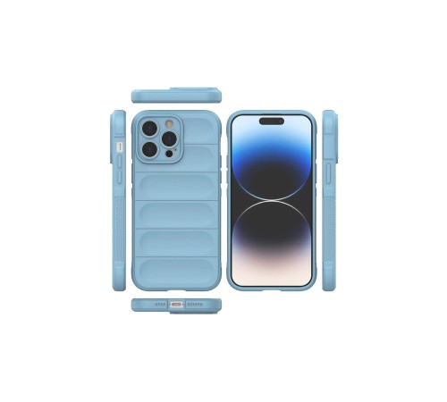 iPhone 15 Pro Kılıf Optimum Silikon - Sky Blue