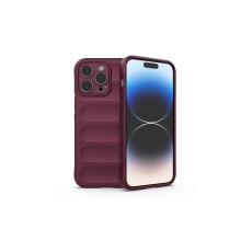 iPhone 15 Pro Max Kılıf Optimum Silikon - Bordo