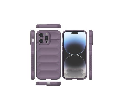 iPhone 15 Pro Max Kılıf Optimum Silikon - Mor iPhone 15 Pro Max Kılıf Optimum Silikon - Mor