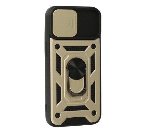 iPhone 15 Kılıf Pars Lens Yüzüklü Silikon - Gold iPhone 15 Kılıf Pars Lens Yüzüklü Silikon - Gold