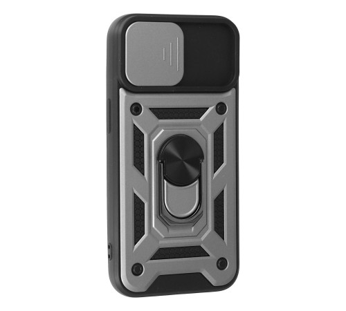 iPhone 15 Kılıf Pars Lens Yüzüklü Silikon - Gümüş iPhone 15 Kılıf Pars Lens Yüzüklü Silikon - Gümüş