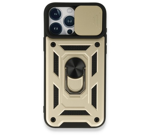 iPhone 15 Pro Kılıf Pars Lens Yüzüklü Silikon - Gold iPhone 15 Pro Kılıf Pars Lens Yüzüklü Silikon - Gold