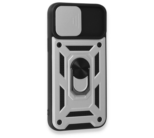 iPhone 15 Pro Kılıf Pars Lens Yüzüklü Silikon - Gümüş iPhone 15 Pro Kılıf Pars Lens Yüzüklü Silikon - Gümüş