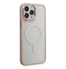 iPhone 15 Pro Kılıf Room Magneticsafe Silikon - Pudra