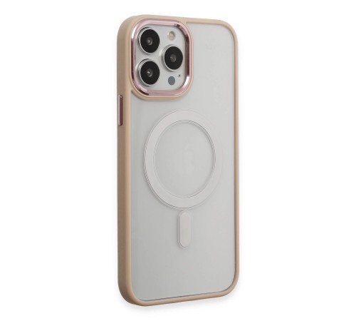 iPhone 15 Pro Kılıf Room Magneticsafe Silikon - Pudra