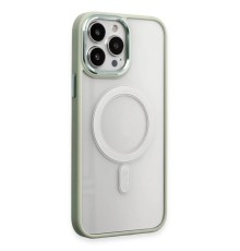 iPhone 15 Pro Kılıf Room Magneticsafe Silikon - Su Yeşili