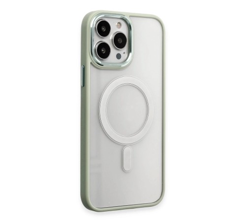 iPhone 15 Pro Kılıf Room Magneticsafe Silikon - Su Yeşili