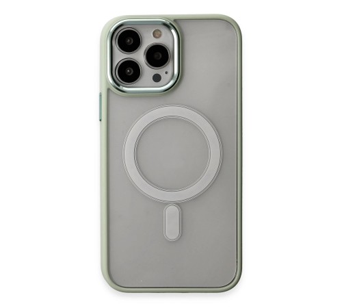 iPhone 15 Pro Kılıf Room Magneticsafe Silikon - Su Yeşili