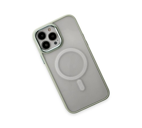 iPhone 15 Pro Kılıf Room Magneticsafe Silikon - Su Yeşili
