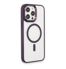 iPhone 15 Pro Kılıf Room Magneticsafe Silikon - Derin Mor