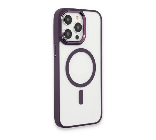 iPhone 15 Pro Kılıf Room Magneticsafe Silikon - Derin Mor
