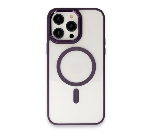 iPhone 15 Pro Kılıf Room Magneticsafe Silikon - Derin Mor