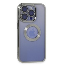 iPhone 15 Pro Max Kılıf Slot Silikon - Gümüş