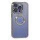 iPhone 15 Pro Max Kılıf Slot Silikon - Gümüş