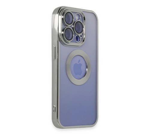 iPhone 15 Pro Max Kılıf Slot Silikon - Gümüş iPhone 15 Pro Max Kılıf Slot Silikon - Gümüş