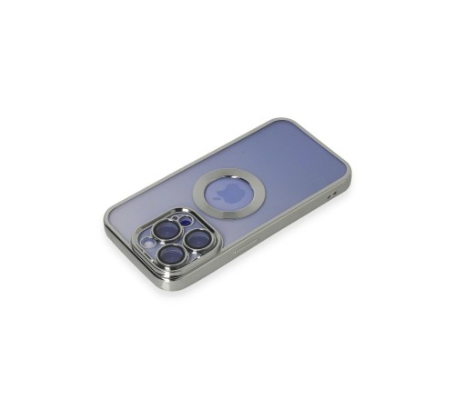 iPhone 15 Pro Max Kılıf Slot Silikon - Gümüş iPhone 15 Pro Max Kılıf Slot Silikon - Gümüş