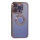 iPhone 15 Pro Max Kılıf Slot Silikon - Rose Gold