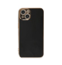 iPhone 15 Kılıf Volet Silikon - Siyah