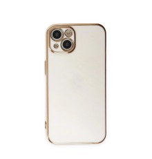 iPhone 15 Kılıf Volet Silikon - Beyaz