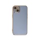 iPhone 15 Kılıf Volet Silikon - Mavi