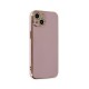 iPhone 15 Kılıf Volet Silikon - Mor