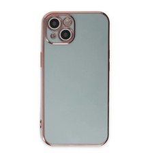 iPhone 15 Kılıf Volet Silikon - Açık Yeşil