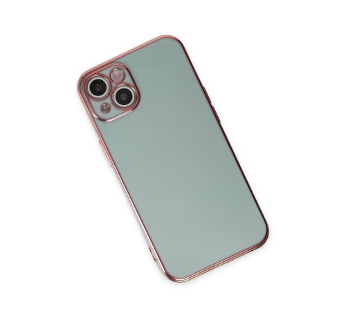 iPhone 15 Kılıf Volet Silikon - Açık Yeşil iPhone 15 Kılıf Volet Silikon - Açık Yeşil