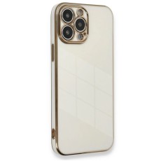 iPhone 15 Pro Kılıf Volet Silikon - Beyaz