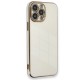 iPhone 15 Pro Kılıf Volet Silikon - Beyaz
