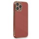 iPhone 15 Pro Kılıf Volet Silikon - Kırmızı