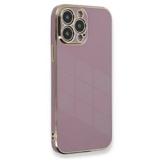 iPhone 15 Pro Kılıf Volet Silikon - Mor