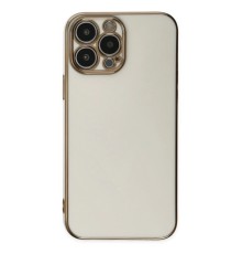iPhone 15 Pro Max Kılıf Volet Silikon - Beyaz