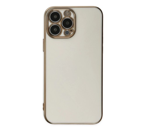 iPhone 15 Pro Max Kılıf Volet Silikon - Beyaz iPhone 15 Pro Max Kılıf Volet Silikon - Beyaz