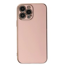iPhone 15 Pro Max Kılıf Volet Silikon - Pembe