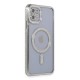 iPhone 11 Kılıf Joke Simli Magneticsafe Kılıf - Gümüş