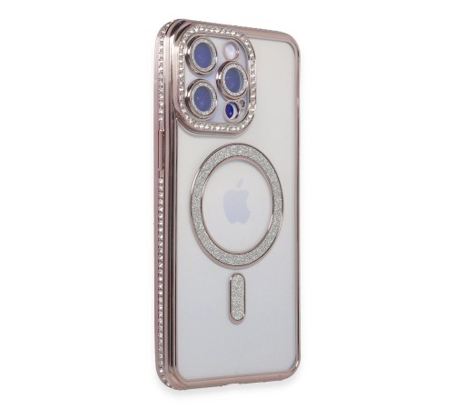 iPhone 14 Pro Kılıf Joke Simli Magneticsafe Kılıf - Pembe iPhone 14 Pro Kılıf Joke Simli Magneticsafe Kılıf - Pembe