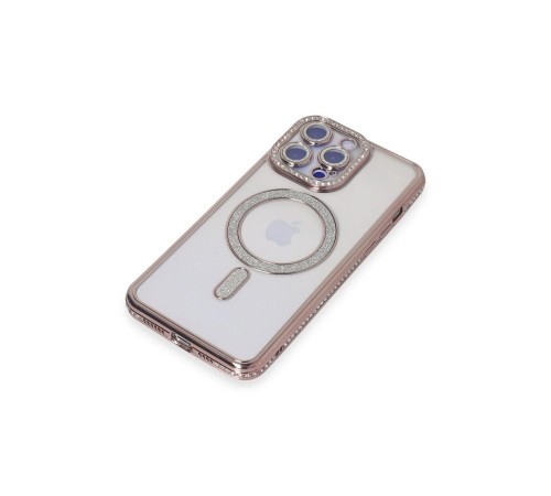 iPhone 14 Pro Kılıf Joke Simli Magneticsafe Kılıf - Pembe iPhone 14 Pro Kılıf Joke Simli Magneticsafe Kılıf - Pembe