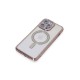 iPhone 14 Pro Kılıf Joke Simli Magneticsafe Kılıf - Pembe
