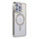 iPhone 14 Pro Kılıf Joke Simli Magneticsafe Kılıf - Gümüş