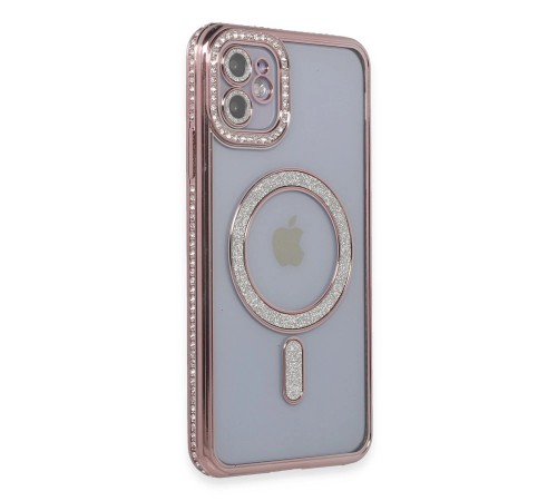 iPhone 11 Kılıf Joke Simli Magneticsafe Kılıf - Pembe iPhone 11 Kılıf Joke Simli Magneticsafe Kılıf - Pembe