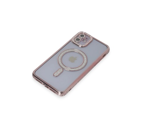 iPhone 11 Kılıf Joke Simli Magneticsafe Kılıf - Pembe iPhone 11 Kılıf Joke Simli Magneticsafe Kılıf - Pembe
