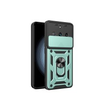 Realme 11 Pro Kılıf Pars Lens Yüzüklü Silikon - Yeşil