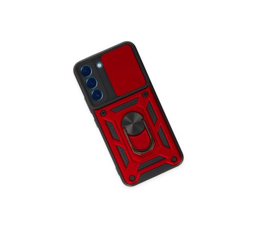 Samsung Galaxy S23 Kılıf Pars Lens Yüzüklü Silikon - Kırmızı Samsung Galaxy S23 Kılıf Pars Lens Yüzüklü Silikon - Kırmızı