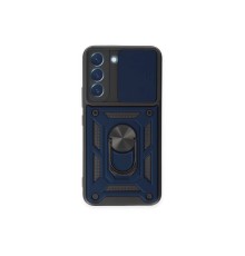 Samsung Galaxy S23 Kılıf Pars Lens Yüzüklü Silikon - Lacivert